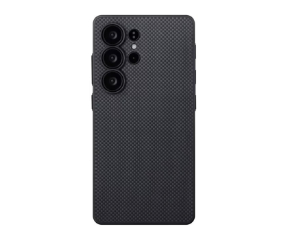 Etui do telefonów PITAKA PIN Button Case Black/Grey Plain Samsung Galaxy S25 Ultra